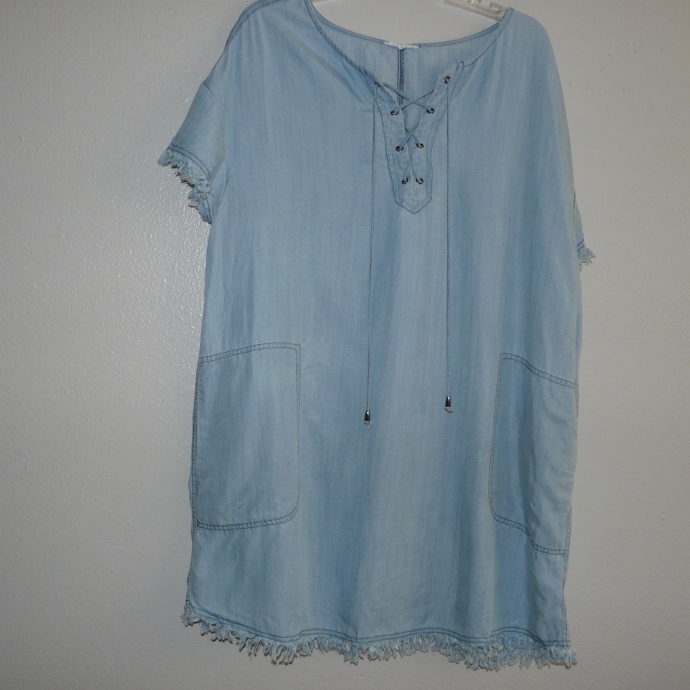 DENIM DRESS - Picture 4 of 8